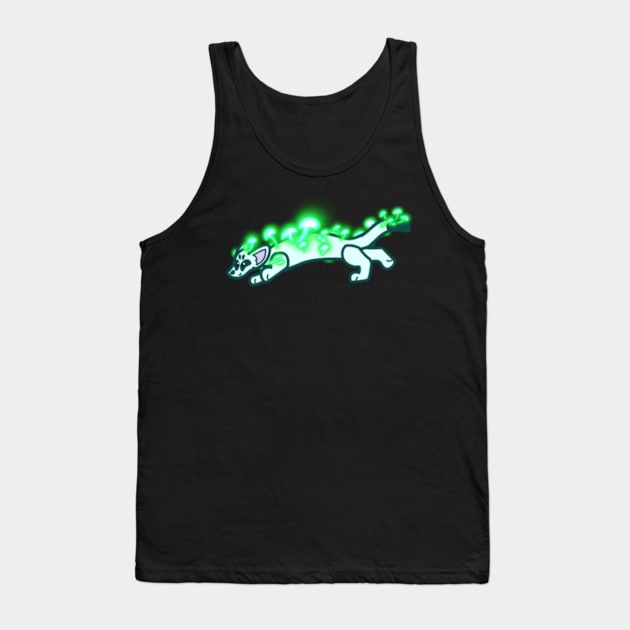 Foxfire Long-tail Weasel Tank Top by SableShroom